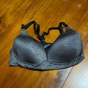 Adore Me Charcoal Bra